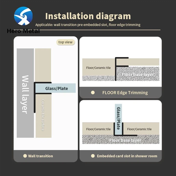 Aluminium Bathroom Profiles For Shower (4)