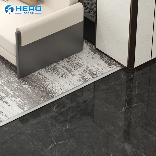 HERO-HM-F-007 aluminum carpet strips installation for carpet to tile transtion HERO-HM-F-007 aluminum carpet strips installation for carpet to tile transtion